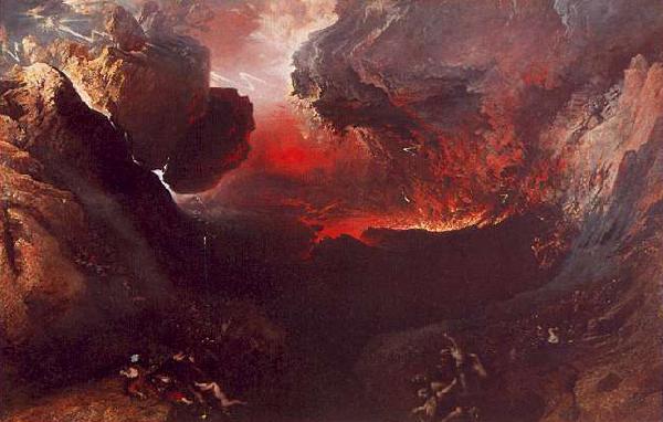 John Martin The Great Day of His Wrath oil painting image